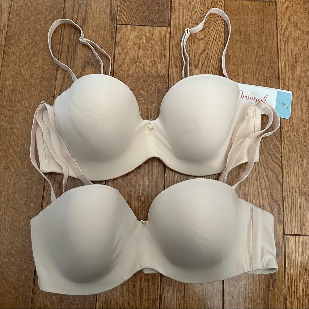 2 nude bras
